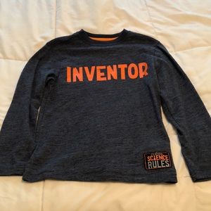 Boy Size XS Heather Blue long sleeve shirt